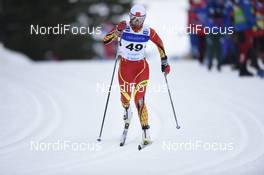 19.01.2019, Otepaeae, Estonia (EST): Qinghua Ma (CHN) - FIS world cup cross-country, individual sprint, Otepaeae (EST). www.nordicfocus.com. © Thibaut/NordicFocus. Every downloaded picture is fee-liable.