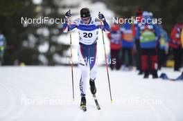 19.01.2019, Otepaeae, Estonia (EST): Kevin Bolger (USA) - FIS world cup cross-country, individual sprint, Otepaeae (EST). www.nordicfocus.com. © Thibaut/NordicFocus. Every downloaded picture is fee-liable.