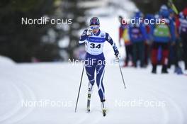 19.01.2019, Otepaeae, Estonia (EST): Anne Kylloenen (FIN) - FIS world cup cross-country, individual sprint, Otepaeae (EST). www.nordicfocus.com. © Thibaut/NordicFocus. Every downloaded picture is fee-liable.