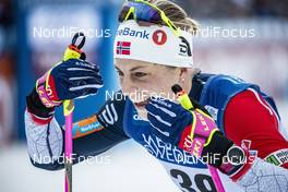 26.01.2019, Ulricehamn, Sweden (SWE): Astrid Uhrenholdt Jacobsen (NOR)  - FIS world cup cross-country, 10km women, Ulricehamn (SWE). www.nordicfocus.com. © Modica/NordicFocus. Every downloaded picture is fee-liable.