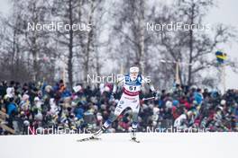 26.01.2019, Ulricehamn, Sweden (SWE): Ebba Andersson (SWE) - FIS world cup cross-country, 10km women, Ulricehamn (SWE). www.nordicfocus.com. © Modica/NordicFocus. Every downloaded picture is fee-liable.