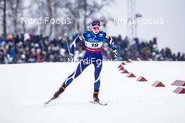 26.01.2019, Ulricehamn, Sweden (SWE): Laura Mononen (FIN) - FIS world cup cross-country, 10km women, Ulricehamn (SWE). www.nordicfocus.com. © Modica/NordicFocus. Every downloaded picture is fee-liable.