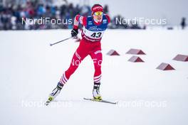 26.01.2019, Ulricehamn, Sweden (SWE): Mariya Istomina (RUS) - FIS world cup cross-country, 10km women, Ulricehamn (SWE). www.nordicfocus.com. © Modica/NordicFocus. Every downloaded picture is fee-liable.
