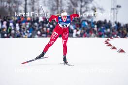 26.01.2019, Ulricehamn, Sweden (SWE): Maria Nordstroem (SWE) - FIS world cup cross-country, 10km women, Ulricehamn (SWE). www.nordicfocus.com. © Modica/NordicFocus. Every downloaded picture is fee-liable.