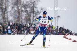 26.01.2019, Ulricehamn, Sweden (SWE): Vitaliy Pukhkalo (KAZ) - FIS world cup cross-country, 15km men, Ulricehamn (SWE). www.nordicfocus.com. © Modica/NordicFocus. Every downloaded picture is fee-liable.