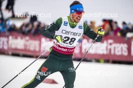 26.01.2019, Ulricehamn, Sweden (SWE): Jonas Dobler (GER) - FIS world cup cross-country, 15km men, Ulricehamn (SWE). www.nordicfocus.com. © Modica/NordicFocus. Every downloaded picture is fee-liable.
