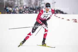 26.01.2019, Ulricehamn, Sweden (SWE): Len Valjas (CAN) - FIS world cup cross-country, 15km men, Ulricehamn (SWE). www.nordicfocus.com. © Modica/NordicFocus. Every downloaded picture is fee-liable.