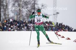 26.01.2019, Ulricehamn, Sweden (SWE): Stefano Gardener (ITA) - FIS world cup cross-country, 15km men, Ulricehamn (SWE). www.nordicfocus.com. © Modica/NordicFocus. Every downloaded picture is fee-liable.