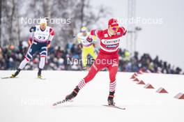 26.01.2019, Ulricehamn, Sweden (SWE): Alexander Bolshunov (RUS) - FIS world cup cross-country, 15km men, Ulricehamn (SWE). www.nordicfocus.com. © Modica/NordicFocus. Every downloaded picture is fee-liable.