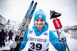 26.01.2019, Ulricehamn, Sweden (SWE): Maurice Manificat (FRA) - FIS world cup cross-country, 15km men, Ulricehamn (SWE). www.nordicfocus.com. © Modica/NordicFocus. Every downloaded picture is fee-liable.