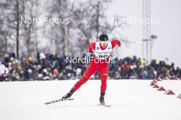 26.01.2019, Ulricehamn, Sweden (SWE): Qiang Wang (CHN) - FIS world cup cross-country, 15km men, Ulricehamn (SWE). www.nordicfocus.com. © Modica/NordicFocus. Every downloaded picture is fee-liable.