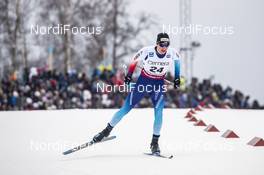 26.01.2019, Ulricehamn, Sweden (SWE): Toni Livers (SUI) - FIS world cup cross-country, 15km men, Ulricehamn (SWE). www.nordicfocus.com. © Modica/NordicFocus. Every downloaded picture is fee-liable.