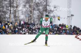 26.01.2019, Ulricehamn, Sweden (SWE): Mirco Bertolina (ITA) - FIS world cup cross-country, 15km men, Ulricehamn (SWE). www.nordicfocus.com. © Modica/NordicFocus. Every downloaded picture is fee-liable.