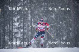 27.01.2019, Ulricehamn, Sweden (SWE): Simen Hegstad Krueger (NOR) - FIS world cup cross-country, 4x10km men, Ulricehamn (SWE). www.nordicfocus.com. © Modica/NordicFocus. Every downloaded picture is fee-liable.