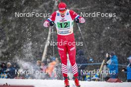 27.01.2019, Ulricehamn, Sweden (SWE): Alexander Bessmertnykh (RUS) - FIS world cup cross-country, 4x10km men, Ulricehamn (SWE). www.nordicfocus.com. © Modica/NordicFocus. Every downloaded picture is fee-liable.