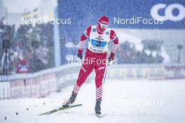 27.01.2019, Ulricehamn, Sweden (SWE): Sergey Ustiugov (RUS) - FIS world cup cross-country, 4x10km men, Ulricehamn (SWE). www.nordicfocus.com. © Modica/NordicFocus. Every downloaded picture is fee-liable.