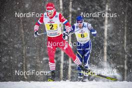 27.01.2019, Ulricehamn, Sweden (SWE): Andrey Melnichenko (RUS) - FIS world cup cross-country, 4x10km men, Ulricehamn (SWE). www.nordicfocus.com. © Modica/NordicFocus. Every downloaded picture is fee-liable.
