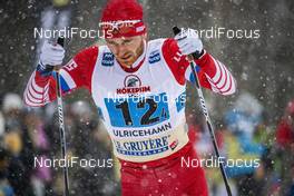 27.01.2019, Ulricehamn, Sweden (SWE): Artem Maltsev (RUS) - FIS world cup cross-country, 4x10km men, Ulricehamn (SWE). www.nordicfocus.com. © Modica/NordicFocus. Every downloaded picture is fee-liable.
