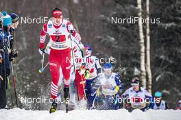27.01.2019, Ulricehamn, Sweden (SWE): Andrey Larkov (RUS) - FIS world cup cross-country, 4x10km men, Ulricehamn (SWE). www.nordicfocus.com. © Modica/NordicFocus. Every downloaded picture is fee-liable.