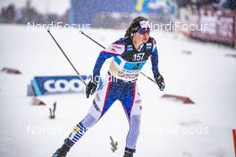 27.01.2019, Ulricehamn, Sweden (SWE): Jessica Diggins (USA) - FIS world cup cross-country, 4x5km women, Ulricehamn (SWE). www.nordicfocus.com. © Modica/NordicFocus. Every downloaded picture is fee-liable.