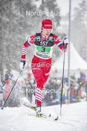 27.01.2019, Ulricehamn, Sweden (SWE): Natalia Nepryaeva (RUS) - FIS world cup cross-country, 4x5km women, Ulricehamn (SWE). www.nordicfocus.com. © Modica/NordicFocus. Every downloaded picture is fee-liable.
