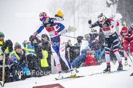 27.01.2019, Ulricehamn, Sweden (SWE): Sadie Bjornsen (USA) - FIS world cup cross-country, 4x5km women, Ulricehamn (SWE). www.nordicfocus.com. © Modica/NordicFocus. Every downloaded picture is fee-liable.