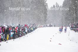 27.01.2019, Ulricehamn, Sweden (SWE): Group    - FIS world cup cross-country, 4x5km women, Ulricehamn (SWE). www.nordicfocus.com. © Modica/NordicFocus. Every downloaded picture is fee-liable.