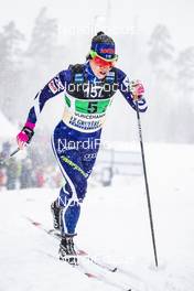 27.01.2019, Ulricehamn, Sweden (SWE): Krista Parmakoski (FIN) - FIS world cup cross-country, 4x5km women, Ulricehamn (SWE). www.nordicfocus.com. © Modica/NordicFocus. Every downloaded picture is fee-liable.