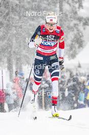 27.01.2019, Ulricehamn, Sweden (SWE): Therese Johaug (NOR) - FIS world cup cross-country, 4x5km women, Ulricehamn (SWE). www.nordicfocus.com. © Modica/NordicFocus. Every downloaded picture is fee-liable.