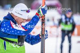 25.01.2019, Ulricehamn, Sweden (SWE): USA technician with Rossignol Ski   - FIS world cup cross-country, training, Ulricehamn (SWE). www.nordicfocus.com. © Modica/NordicFocus. Every downloaded picture is fee-liable.