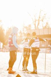 25.01.2019, Ulricehamn, Sweden (SWE): Richard Jouve (FRA), Baptiste Gros (FRA), (l-r)  - FIS world cup cross-country, training, Ulricehamn (SWE). www.nordicfocus.com. © Modica/NordicFocus. Every downloaded picture is fee-liable.