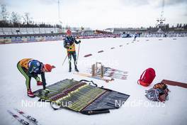 25.01.2019, Ulricehamn, Sweden (SWE): German Ski Team service ski men   - FIS world cup cross-country, training, Ulricehamn (SWE). www.nordicfocus.com. © Modica/NordicFocus. Every downloaded picture is fee-liable.