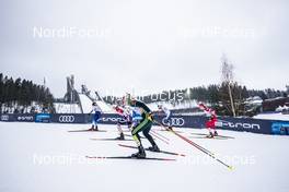 09.02.2019, Lahti Finland (FIN): Laurien Van Der Graaff (SUI), Victoria Carl (GER), Anna Svendsen (NOR), (l-r)  - FIS world cup cross-country, individual sprint, Lahti (FIN). www.nordicfocus.com. © Modica/NordicFocus. Every downloaded picture is fee-liable.