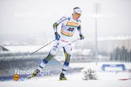 09.02.2019, Lahti Finland (FIN): Johan Haeggstroem (SWE) - FIS world cup cross-country, individual sprint, Lahti (FIN). www.nordicfocus.com. © Modica/NordicFocus. Every downloaded picture is fee-liable.