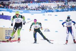 09.02.2019, Lahti Finland (FIN): Eva Urevc (SLO), Sofie Krehl (GER), Kelsey Phinney (USA), (l-r)  - FIS world cup cross-country, individual sprint, Lahti (FIN). www.nordicfocus.com. © Modica/NordicFocus. Every downloaded picture is fee-liable.