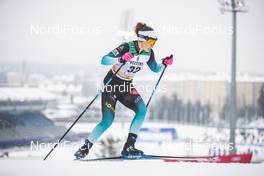 09.02.2019, Lahti Finland (FIN): Delphine Claudel (FRA) - FIS world cup cross-country, individual sprint, Lahti (FIN). www.nordicfocus.com. © Modica/NordicFocus. Every downloaded picture is fee-liable.