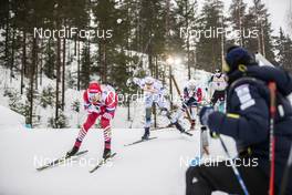 09.02.2019, Lahti Finland (FIN): Gleb Retivykh (RUS), Viktor Thorn (SWE), (l-r)  - FIS world cup cross-country, individual sprint, Lahti (FIN). www.nordicfocus.com. © Modica/NordicFocus. Every downloaded picture is fee-liable.