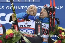 10.02.2019, Lahti Finland (FIN): Iivo Niskanen (FIN), Emil Iversen (NOR) - FIS world cup cross-country, team sprint, Lahti (FIN). www.nordicfocus.com. © Thibaut/NordicFocus. Every downloaded picture is fee-liable.