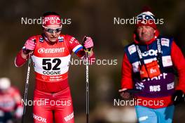 17.02.2019, Cogne, Italy (ITA): Natalia Nepryaeva (RUS) - FIS world cup cross-country, 10km women, Cogne (ITA). www.nordicfocus.com. © Thibaut/NordicFocus. Every downloaded picture is fee-liable.