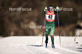 17.02.2019, Cogne, Italy (ITA): Elisa Brocard (ITA) - FIS world cup cross-country, 10km women, Cogne (ITA). www.nordicfocus.com. © Thibaut/NordicFocus. Every downloaded picture is fee-liable.