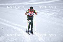17.02.2019, Cogne, Italy (ITA): Andreas Katz (GER) - FIS world cup cross-country, 15km men, Cogne (ITA). www.nordicfocus.com. © Thibaut/NordicFocus. Every downloaded picture is fee-liable.