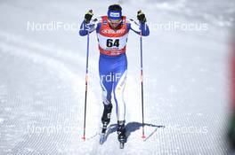 17.02.2019, Cogne, Italy (ITA): Paolo Ventura (ITA) - FIS world cup cross-country, 15km men, Cogne (ITA). www.nordicfocus.com. © Thibaut/NordicFocus. Every downloaded picture is fee-liable.