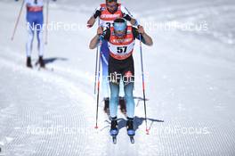 17.02.2019, Cogne, Italy (ITA): Clement Parisse (FRA) - FIS world cup cross-country, 15km men, Cogne (ITA). www.nordicfocus.com. © Thibaut/NordicFocus. Every downloaded picture is fee-liable.