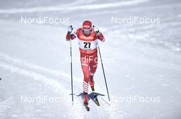 17.02.2019, Cogne, Italy (ITA): Ilia Semikov (RUS) - FIS world cup cross-country, 15km men, Cogne (ITA). www.nordicfocus.com. © Thibaut/NordicFocus. Every downloaded picture is fee-liable.