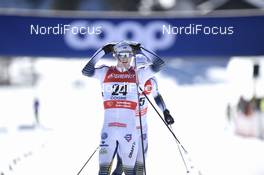 16.02.2019, Cogne, Italy (ITA): Marcus Grate (SWE) - FIS world cup cross-country, individual sprint, Cogne (ITA). www.nordicfocus.com. © Thibaut/NordicFocus. Every downloaded picture is fee-liable.