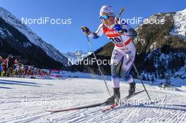 16.02.2019, Cogne, Italy (ITA): Johanna Hagstroem (SWE) - FIS world cup cross-country, individual sprint, Cogne (ITA). www.nordicfocus.com. © Thibaut/NordicFocus. Every downloaded picture is fee-liable.