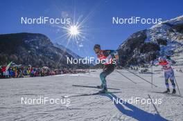 16.02.2019, Cogne, Italy (ITA): Baptiste Gros (FRA) - FIS world cup cross-country, individual sprint, Cogne (ITA). www.nordicfocus.com. © Thibaut/NordicFocus. Every downloaded picture is fee-liable.