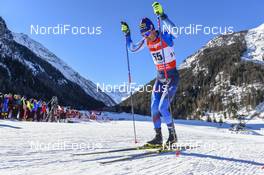16.02.2019, Cogne, Italy (ITA): Florian Cappello (ITA) - FIS world cup cross-country, individual sprint, Cogne (ITA). www.nordicfocus.com. © Thibaut/NordicFocus. Every downloaded picture is fee-liable.