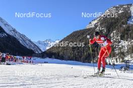 16.02.2019, Cogne, Italy (ITA): Qiang Wang (CHN) - FIS world cup cross-country, individual sprint, Cogne (ITA). www.nordicfocus.com. © Thibaut/NordicFocus. Every downloaded picture is fee-liable.