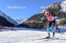 16.02.2019, Cogne, Italy (ITA): Clement Arnault (FRA) - FIS world cup cross-country, individual sprint, Cogne (ITA). www.nordicfocus.com. © Thibaut/NordicFocus. Every downloaded picture is fee-liable.